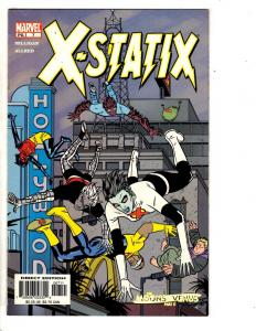 Lot Of 10 X-Statix Marvel Comic Books # 1 Giant Sz 2 3 4 5 6 7 8 9 10 X-Men CR53