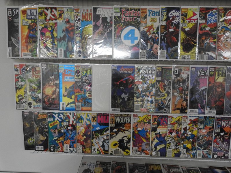 Huge Lot of 150+ Comics W/ Ghost Rider, Wolverine, Thor Avg. FN+ Condition!