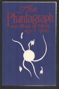 Phantagraph #35 4/1941-Pre WWII sci-fi fanzine-Frederick Pohl contents-Cover ...