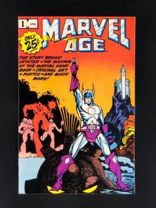 Marvel Age #1 (1983) Hand-Book & Story Behind Crystar