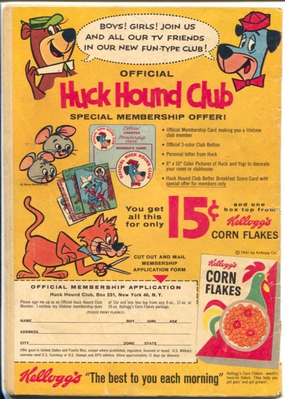 Four Color Comics #1239  1961 - Dell  -G- - Comic Book