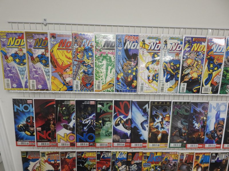 Huge Lot 150+ Comics W/ Nova, Punisher, Ghost Rider, +More! Avg FN/VF Condition!
