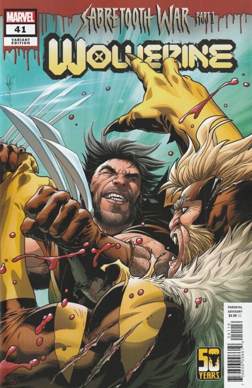 Wolverine # 41 Larroca 1:25 Variant NM Marvel 2024 [V3]