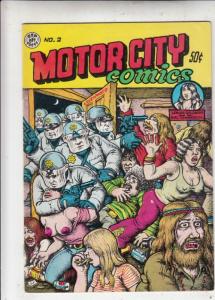 Motor City Comics #2 (Feb-70) FN/VF Mid-High-Grade Lenore Goldberg