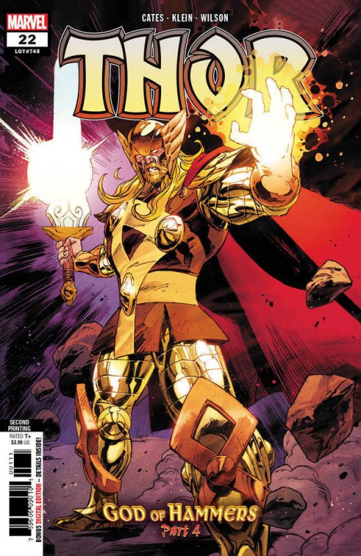 Thor #22 2ND Printing Klein Variant 