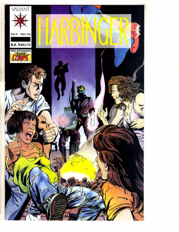 Harbinger #10 VF-NM Range Valiant Comic Book 1st Hard Corps Appearance 1992 J256