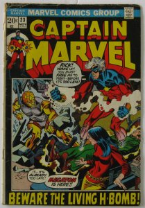 Captain Marvel #23 (Nov 1972, Marvel), G condition (2.0)