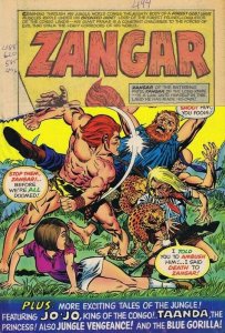 Jungle Adventures #1 ORIGINAL Vintage 1971 Skywald Comics 1st Zangar GGA