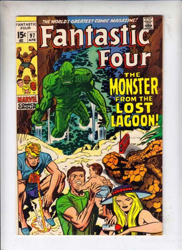 Fantastic Four #97 (Apr-70) NM- High-Grade Fantastic Four, Mr. Fantastic (Ree...