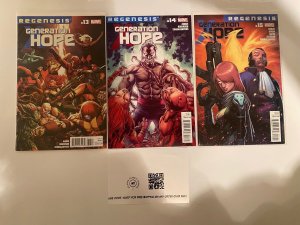 3 Generation Hope Marvel Comics #13 14 15 X-Men 67 KM3