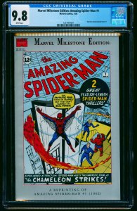 Marvel Milestone Edition: The Amazing Spider-Man #1 #1 CGC NM/M 9.8 White