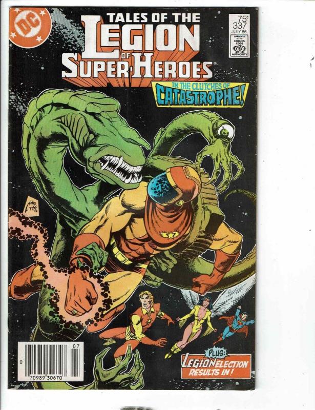 6 Tales Of Legion Of Super-Heroes DC Comic Books # 335 336 337 338 339 342 JG4