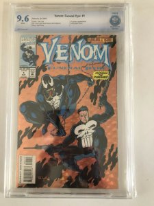 VENOM: FUNERAL PYRE  #1 CBCS 9.6 WHITE 8/1983 MARVEL / HOLO-GRAFIX COVER
