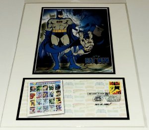 12×16 BATMAN DC 2006 Comic Con Stamp Art USPS/SDCC 1st DAY Art