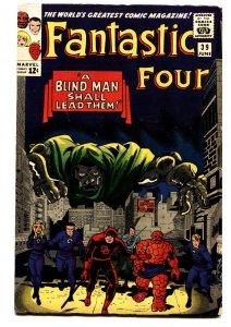 FANTASTIC FOUR #39 comic book 1965-MARVEL-SILVER-AGE-JACK KIRBY-FN-