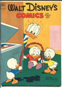WALT DISNEY'S COMICS AND STORIES #145 1952-MICKEY-DONALD-CARL BARKS-vg
