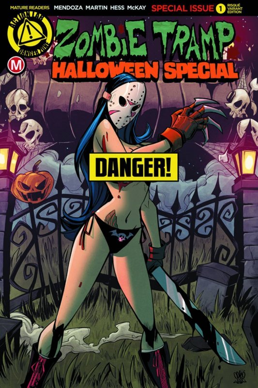 ZOMBIE TRAMP HALLOWEEN 2016 SP CVR D RISQUE SLASHER (MR)