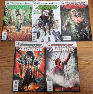 Green Arrow 5PC LOT #1-5 - Covers A (9.2 or better) 2010