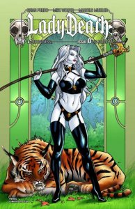 Lady Death 0 Feral Variant Limited to 750 Boundless Comic Mueller Cover NM.