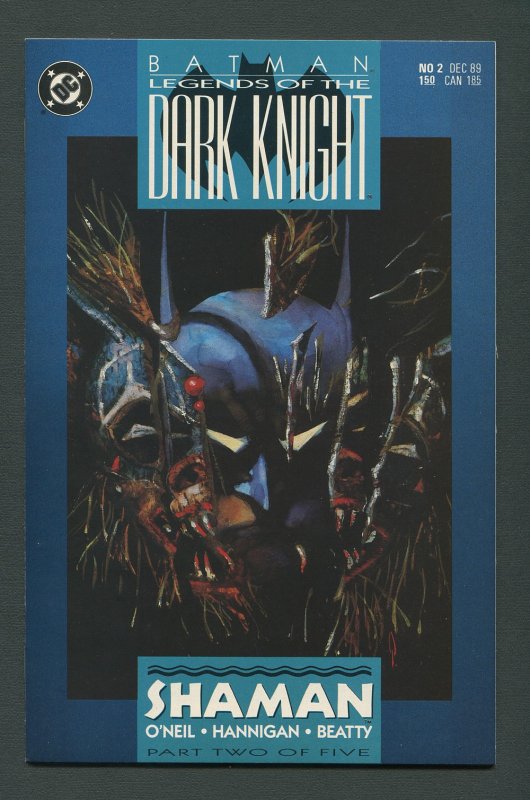 Batman:Legends of the Dark Knight #2 / 9.4 NM  December 1989