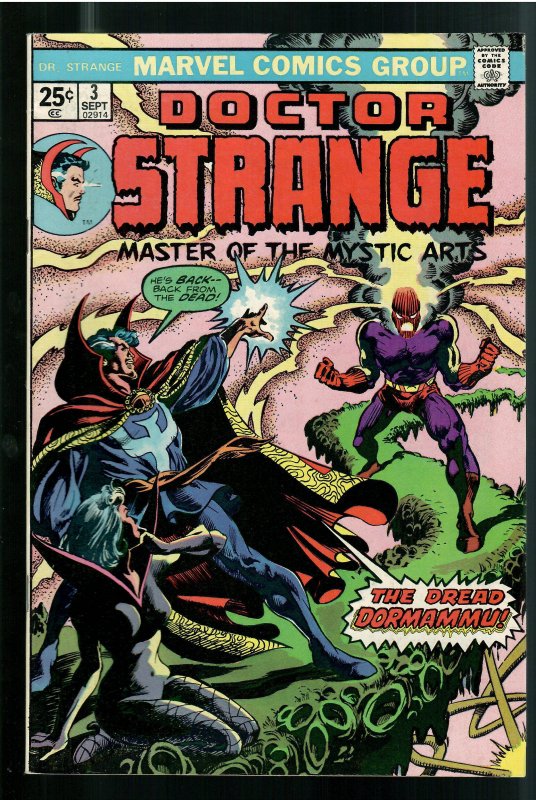 DR.STRANGE 3 VF+ 8.5 ;older issue story-new dialogue and  new art!