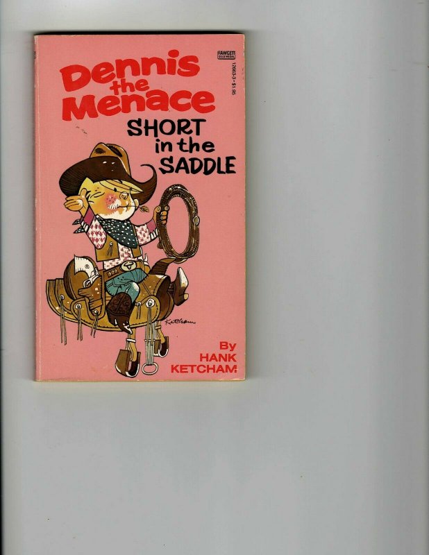 5 Dennis the Menace Books Busybody Teacher's Threat Wanted Short in Saddle +JK17