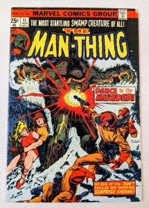 Man-Thing 11 VG/FN 5.0 Dance to the Murder! Mike Ploog Marvel Bronze Age 1974