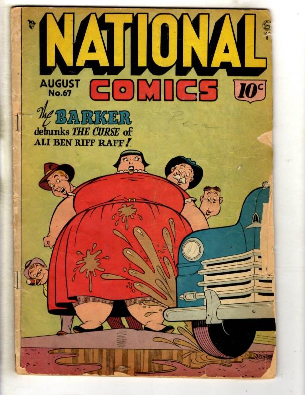 National Comics # 67 VG Quality Comic Book Golden Age Barker Ali Ben Riff Ra JL3