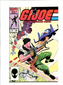 G.I. Joe A Real American Hero #54 - WE COMBINE SHIPPING! (7.5) 1986