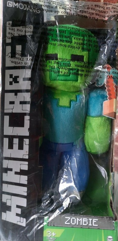 Zombie Minecraft 13 Plush Jinx Mojang new box is rough 2015