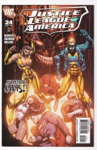 Justice League Of America #24 October 2008 DC Dwayne McDuffie Goldman Rollins