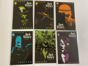Batman Dark Victory 6 Different Books #2-12 AVG 8.0 VF (1999-2000)