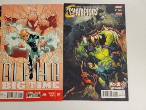 3 Marvel Comics #1 Amazing Spider-Man + #1 Alpha Big Time + #1 Champions 83 TJ4