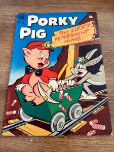 Four Color # 342 FN- Dell Silver Age Looney Tunes Comic Book Bugs Bunny 21 J388