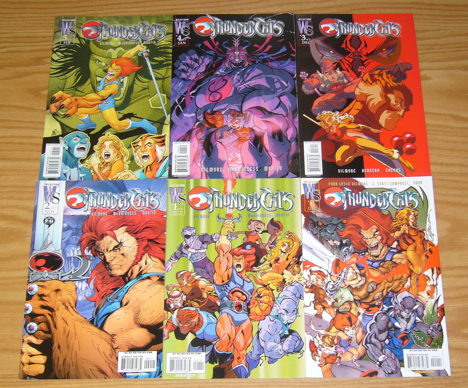Thundercats 0 & 15 VF/NM complete series ALL A VARIANTS wildstorm set