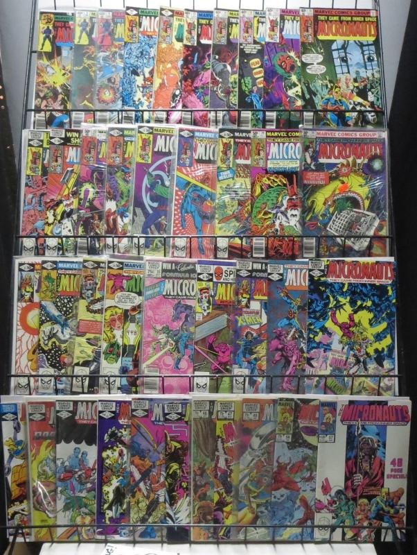 MICRONAUTS COLLECTION! 39 ISSUES! (Marvel, 1979) Mantlo! Golden! Gil Kane!Guice!