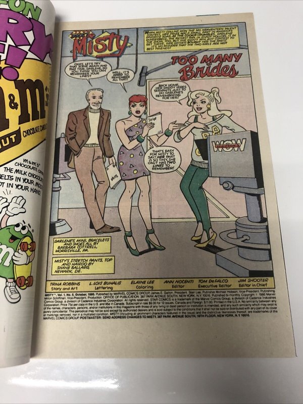 Misty (1986) # 6 (FN/VF) Newsstand Robbins • Star Comics