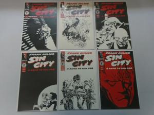 Sin City A Dame To Kill For set #1-6 8.0/VF (1993)