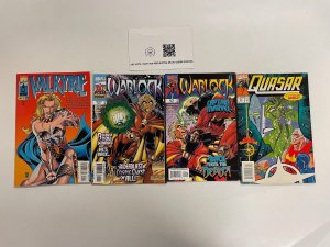 4 Marvel Comic Books Quasar # 55 Warlock # 1 #2 Valkyrie # 1    4 NO10