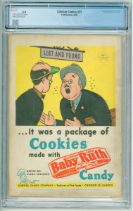 Catman Comics #31 (1946) CGC 6.0! OW Pages!