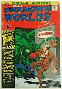 UNKNOWN WORLDS#55 FN 1967 ACG SILVER AGE COMICS