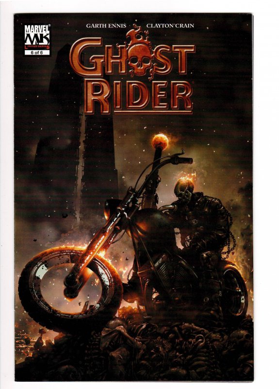 GHOST RIDER (2005) #1-6 limited series;UNREAD;LOW PRINT;NM 9.2-9.8