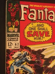 THE FANTASTIC FOUR #62 VG+ Condition
