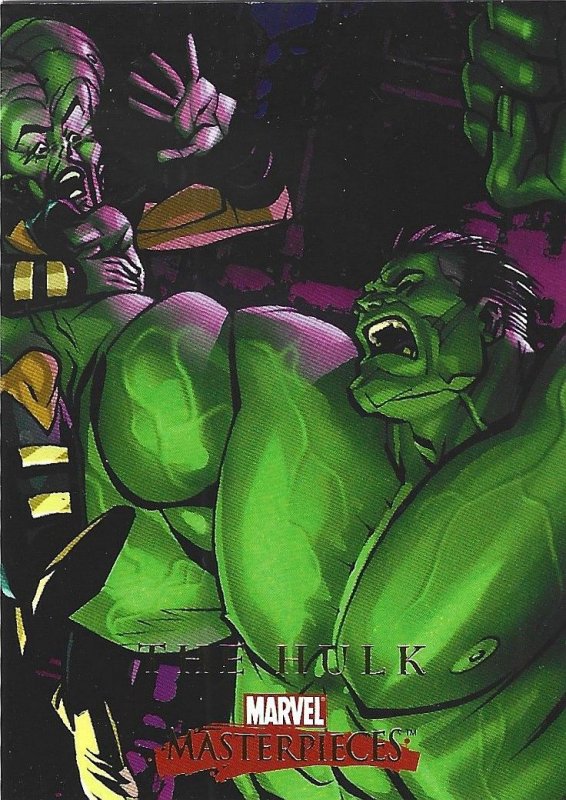 2008 Marvel Masterpieces #34 Hulk