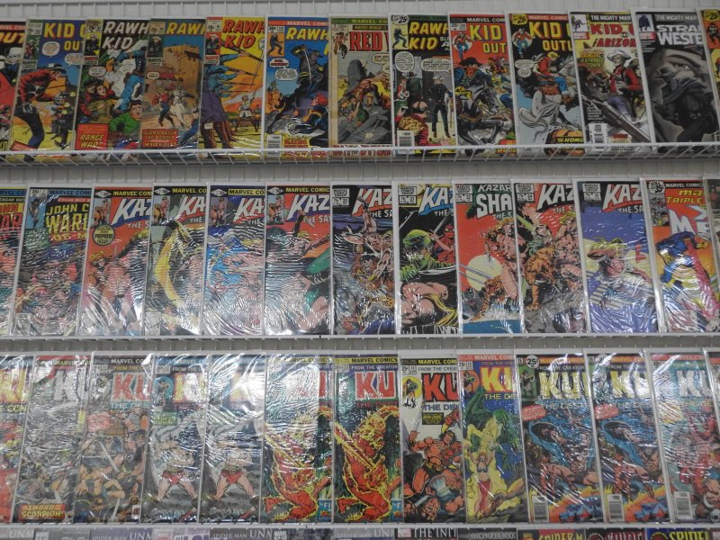 Huge Lot 120+ Comics W/ Westerns, Spider-Man, Ka-zar, Kull+ Avg VG+ Condition!