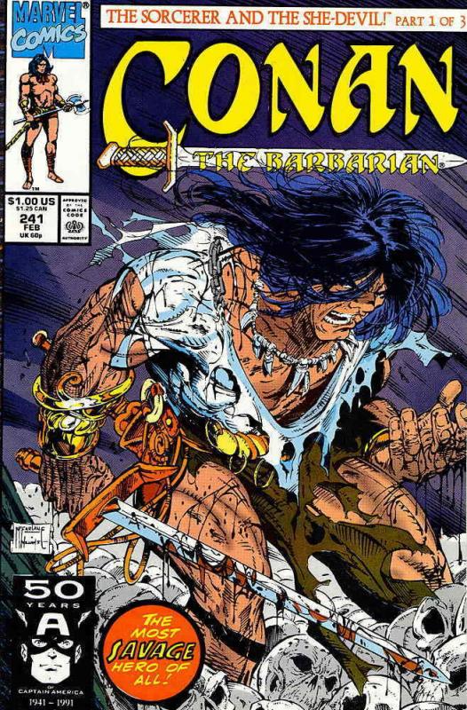 Conan the Barbarian #241 VF/NM; Marvel | save on shipping - details inside