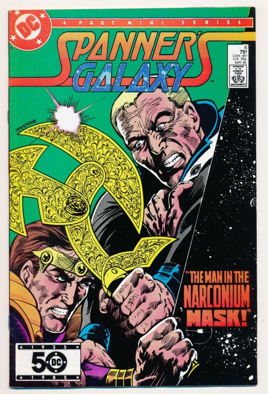 Spanners Galaxy (1984 DC) #1-6 FN/VF Complete series