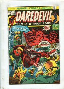 DAREDEVIL #110 (8.5) FEATURING BLACK WIDOW!! 1974