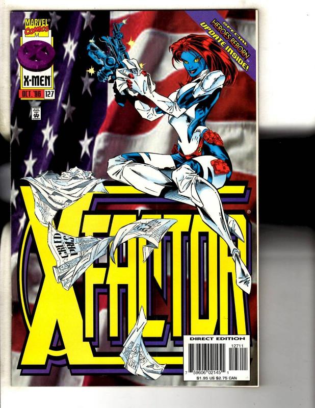 10 X-Factor Marvel Comic Books # 120 121 122 123 124 125 126 127 128 129 CR55