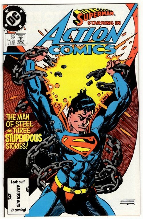 Action Comics #580 Superman! High Grade DC